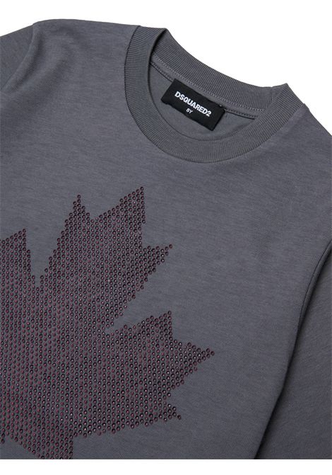 T-shirt con strass DSQUARED2 JUNIOR | DQ3434 D0AJ5DQ913